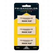 Комплект из трех ластиков (Pack 3 Eraser Magik Rub) одинаковые виниловые стерки